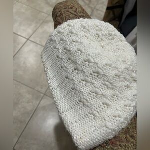 Roxy White Knit Hat